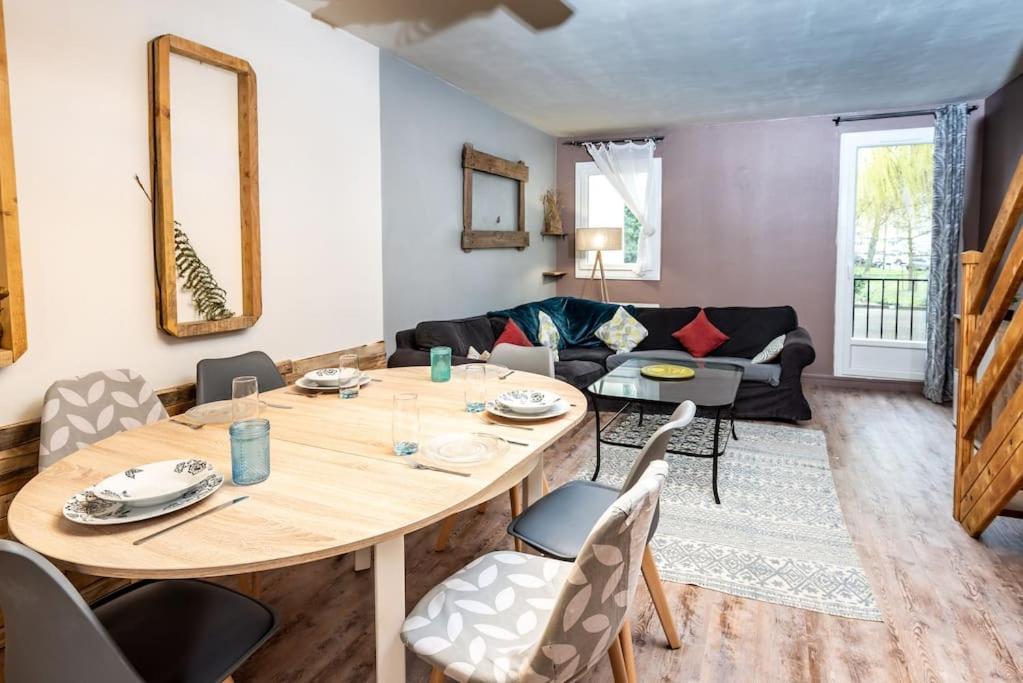 Duplex Cosy Et Contemporain Avec Parking Prive Apartment Amiens Luaran gambar