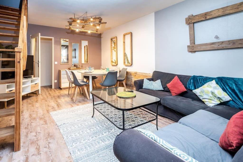 Duplex Cosy Et Contemporain Avec Parking Prive Apartment Amiens Luaran gambar