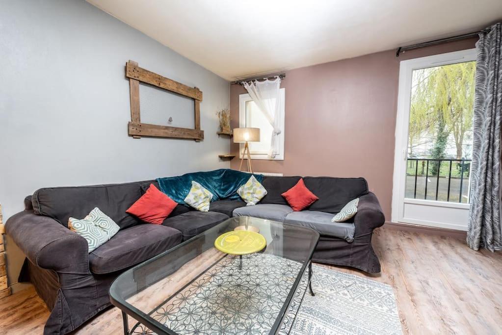 Duplex Cosy Et Contemporain Avec Parking Prive Apartment Amiens Luaran gambar